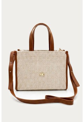 Cartera Frida Beige Mercedes Campuzano