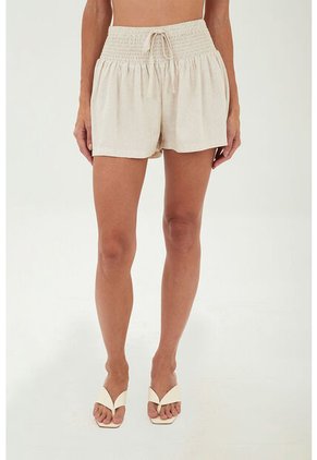 Short Fiora Beige Mercedes Campuzano