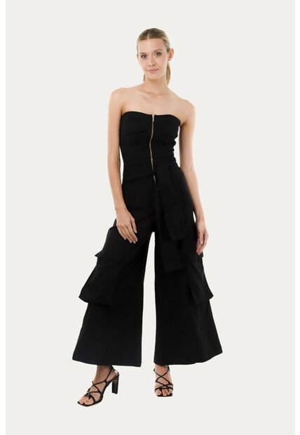 Enterizo Largo Tere Negro Mercedes Campuzano