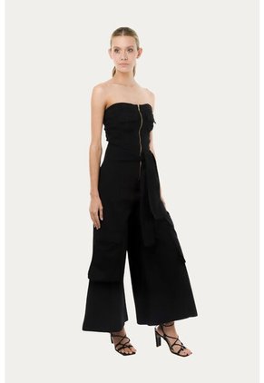 Enterizo Largo Tere Negro Mercedes Campuzano