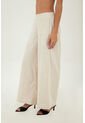Pantalon Colette Beige Mercedes Campuzano de Mercedes Campuzano
