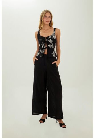 Pantalon Colette Negro Mercedes Campuzano Mercedes Campuzano