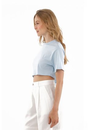 T-Shirt  Charlie Azul Claro Mercedes Campuzano