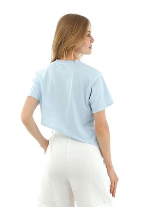 T-Shirt  Charlie Azul Claro Mercedes Campuzano