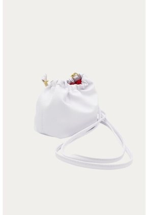Bandolera Charm Blanco Mercedes Campuzano