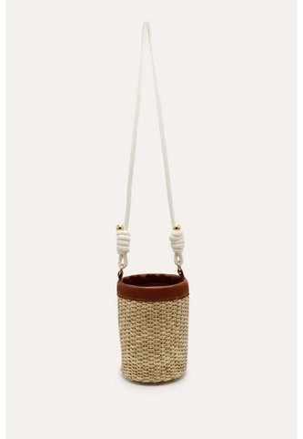 Bandolera Aymara Beige Mercedes Campuzano Mercedes Campuzano