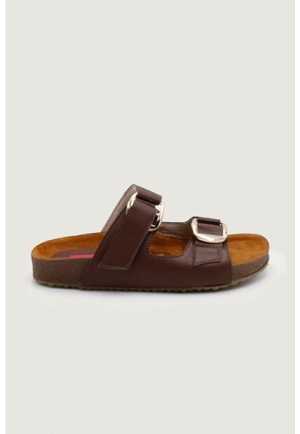 Sandalia Plana Emilia Moca Mercedes Campuzano