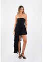 Vestido Largo Brooke Negro Mercedes Campuzano de Mercedes Campuzano