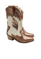 Bota Texana Belle Marfil Mercedes Campuzano de Mercedes Campuzano