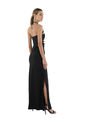 Vestido Largo Amara Negro Mercedes Campuzano de Mercedes Campuzano