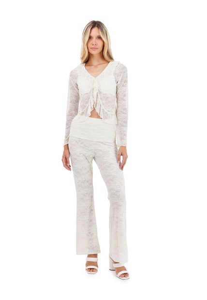 Pantalon Tessa Marfil Mercedes Campuzano