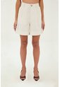 Bermuda Rosalin Beige Mercedes Campuzano de Mercedes Campuzano