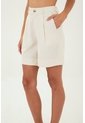 Bermuda Rosalin Beige Mercedes Campuzano de Mercedes Campuzano