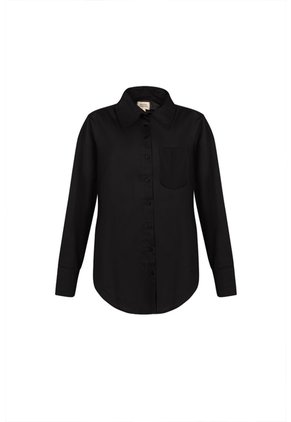 Camisa Boyfriend Haven Negro Mercedes Campuzano