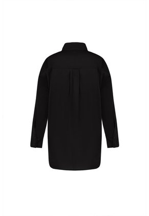 Camisa Boyfriend Haven Negro Mercedes Campuzano