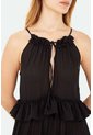 Vestido Largo Altair Negro Mercedes Campuzano de Mercedes Campuzano