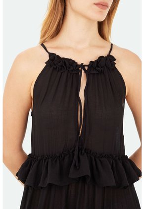 Vestido Largo Altair Negro Mercedes Campuzano