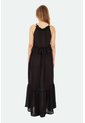 Vestido Largo Altair Negro Mercedes Campuzano de Mercedes Campuzano