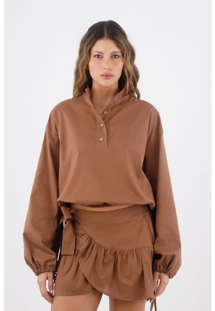 Camisa Florencia Cafe Mercedes Campuzano