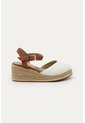 Spadrilla Plataforma Elisa Beige Mercedes Campuzano de Mercedes Campuzano