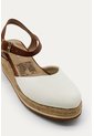Spadrilla Plataforma Elisa Beige Mercedes Campuzano de Mercedes Campuzano
