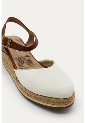 Spadrilla Plataforma Elisa Beige Mercedes Campuzano