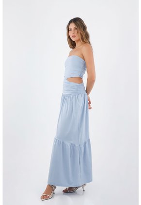 Vestido Largo Grecia Azul_Cl Mercedes Campuzano