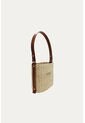 Cartera Basket Beige Mercedes Campuzano de Mercedes Campuzano