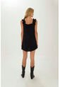 Vestido Corto Deena Negro Mercedes Campuzano de Mercedes Campuzano