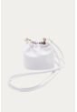 Bandolera Charm Blanco Mercedes Campuzano de Mercedes Campuzano