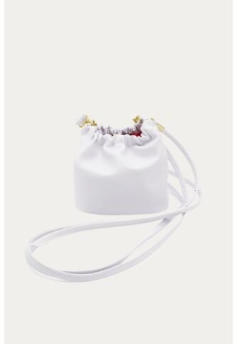 Bandolera Charm Blanco Mercedes Campuzano Mercedes Campuzano