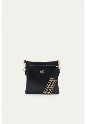 Bandolera Clover Negro Mercedes Campuzano Mercedes Campuzano