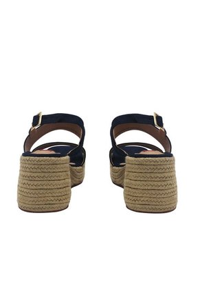 Spadrilla Plataforma Victoria Azul Oscuro Mercedes Campuzano