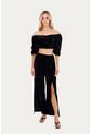 Pantalon Zoe Negro Mercedes Campuzano de Mercedes Campuzano