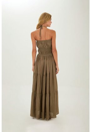 Vestido Largo Nayade Verde Mercedes Campuzano