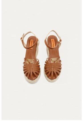 Spadrilla Plataforma Bondi Miel Mercedes Campuzano