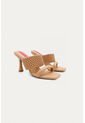 Sandalia Tacon Nala Beige Mercedes Campuzano de Mercedes Campuzano