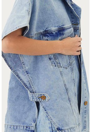 Chaqueta Bri Azul Mercedes Campuzano