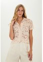 Camisa Steph Beige Mercedes Campuzano de Mercedes Campuzano