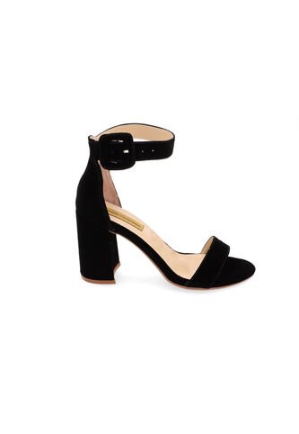 Sandalia Tacón Naia Negro Mercedes Campuzano Mercedes Campuzano