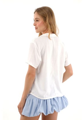 Camisa Cabo Marfil Mercedes Campuzano