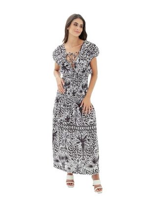 Vestido Largo Carlota Aires Negro Mercedes Campuzano