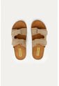 Sandalia Plana Vibe Beige Mercedes Campuzano de Mercedes Campuzano
