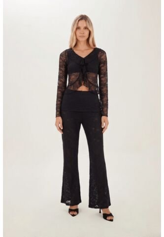 Pantalon Sun Negro Mercedes Campuzano Mercedes Campuzano