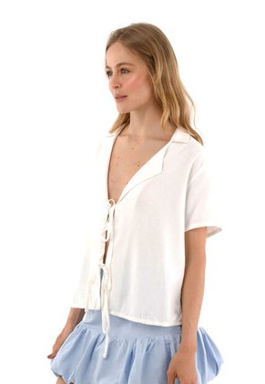 Camisa Cabo Marfil Mercedes Campuzano