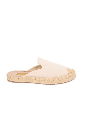 Zueco Spadrilla Cleo Beige Mercedes Campuzano