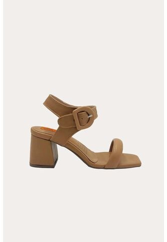 Sandalia Tacón Geneve Beige Mercedes Campuzano Mercedes Campuzano