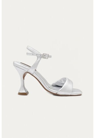 Sandalia Tacón Juliette Plata Mercedes Campuzano Mercedes Campuzano