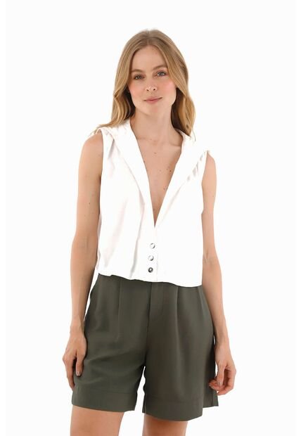 Chaleco Zulima Marfil Mercedes Campuzano