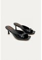 Sandalia Tacon Vera Negro Mercedes Campuzano de Mercedes Campuzano